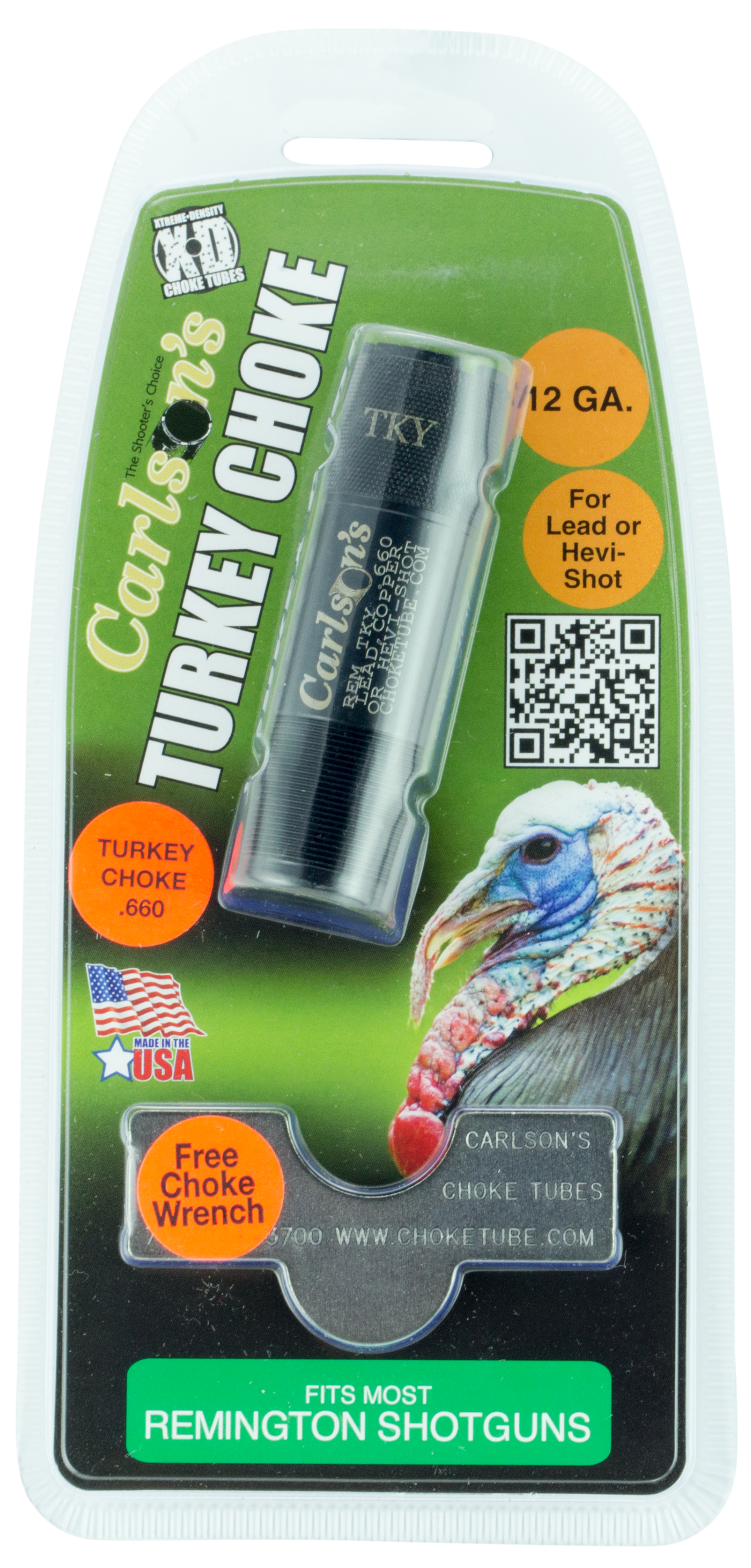 Carlsons Extended Turkey Choke Tubes 12 Ga. Remingtion .660