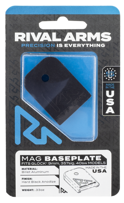 Rival Arms Mag Baseplate 9mm/ - 357/40 Black!