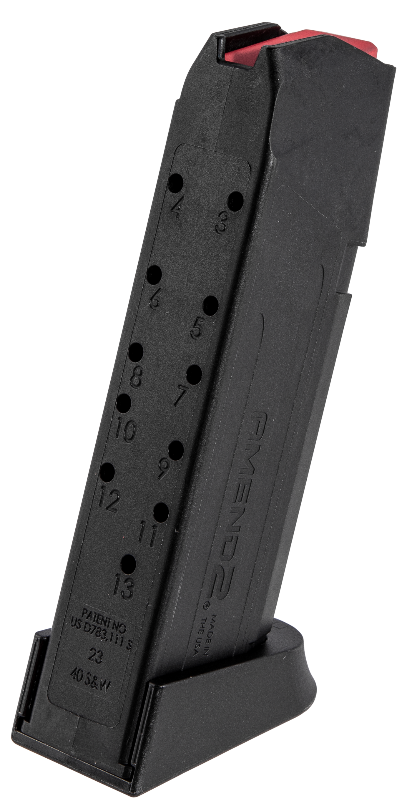 Amend2 Magazine For Glock 23 - 13rd Polymer Black