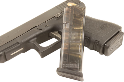 Ets Magazine Glock 19 9mm 10rd - Translucent Fits 19/26