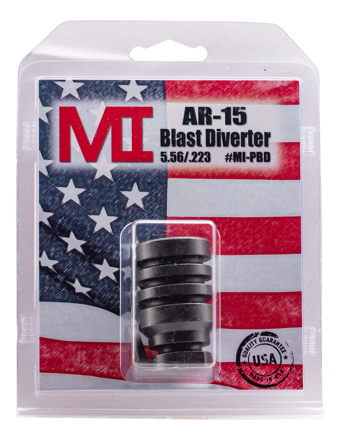 Mi Pistol Blast Diverter - 1/2-28" Threads 5.56/.223