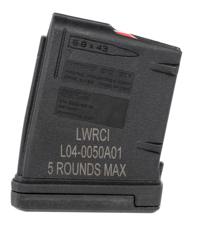 Lwrc Magazine By Magpul 6.8spc - 5rd Black Fits Lwrc Only