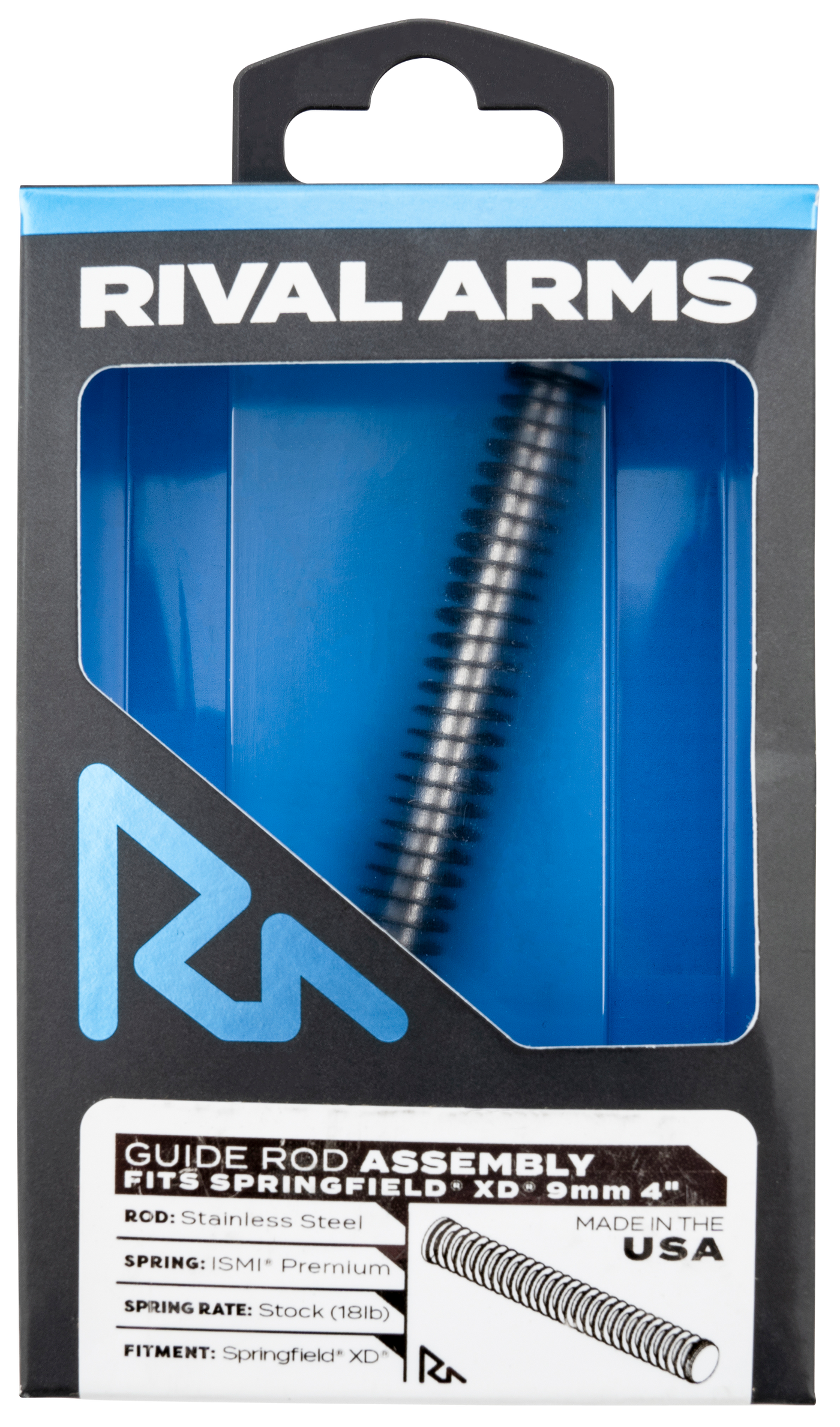 Rival Arms Guide Rod Assembly, Rival Ra-ra50a101s Guide Rod Asm Xd9 4  Ss