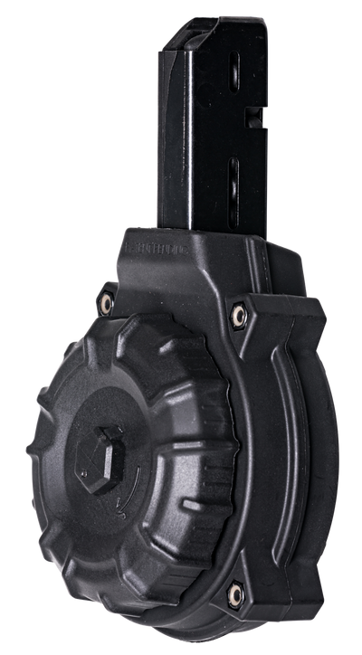 Promag Polymer Drum Magazine Ar-15 Colt 9mm Black 50 Rd.