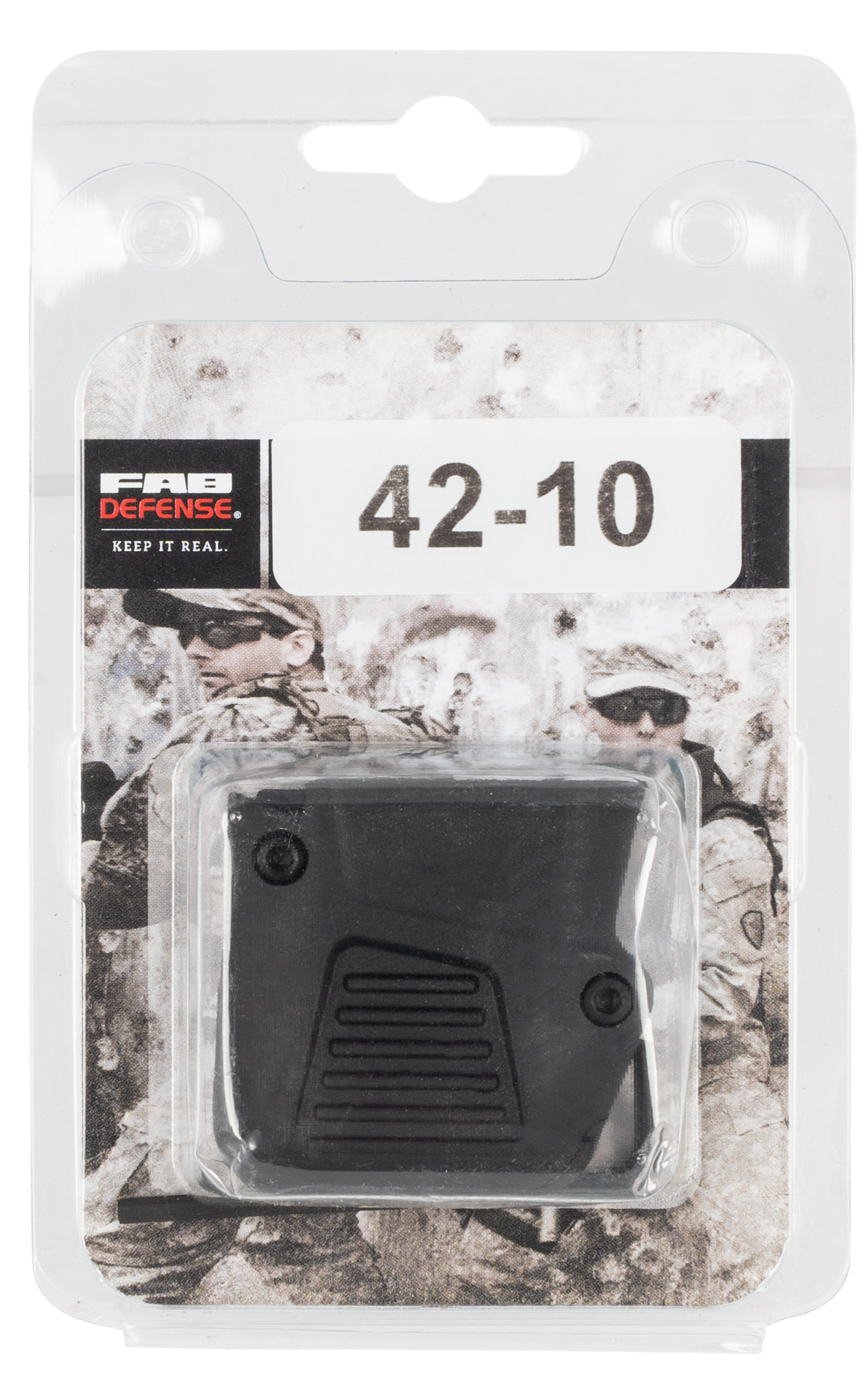 Fab Defense (usiq) Magazine Extension, Fab Fx-4210b   Glk42 4rd Mag Extension Bk