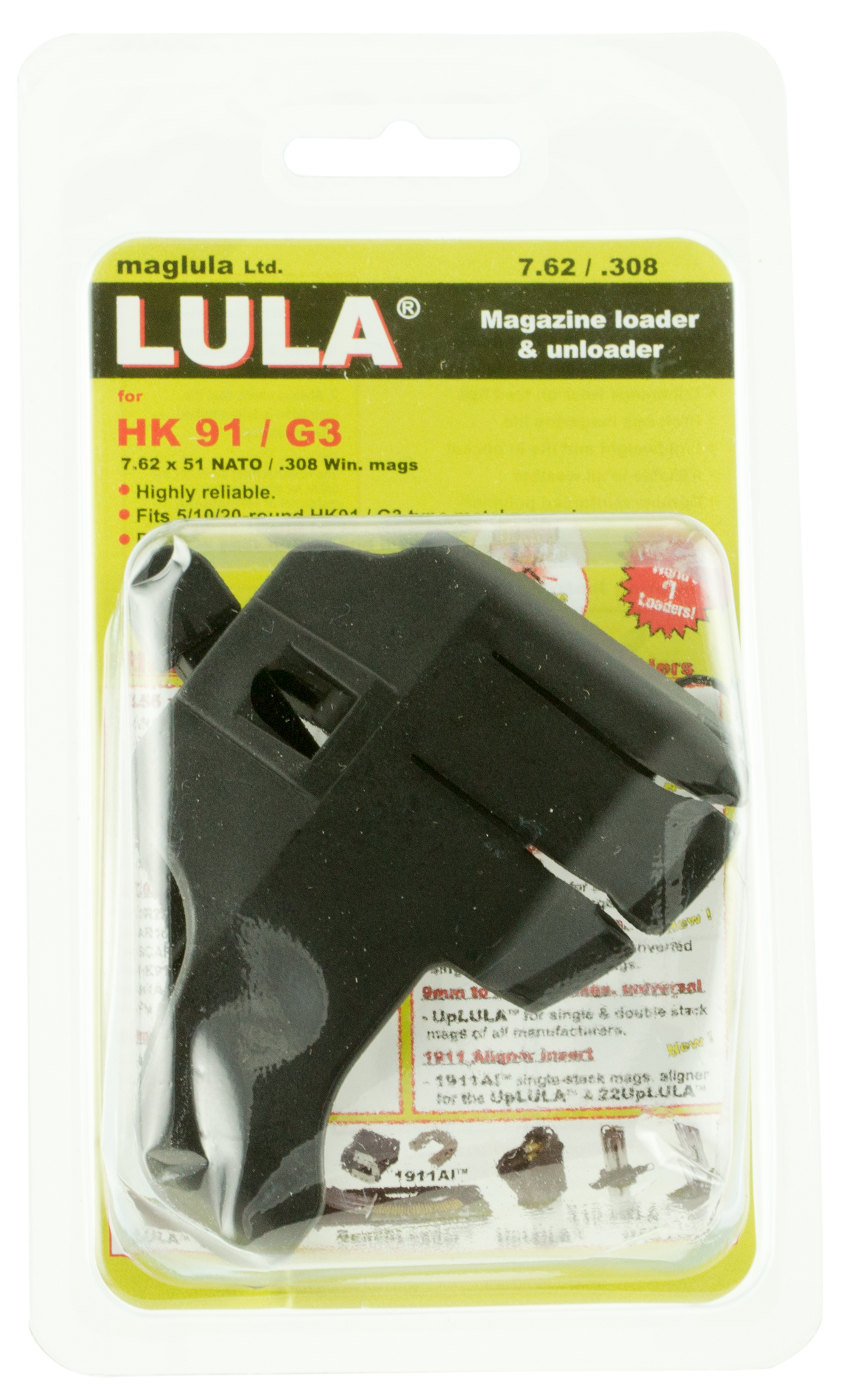 Maglula Lula, Lula Lu25b  Loader Hk 91/g3  7.62/308