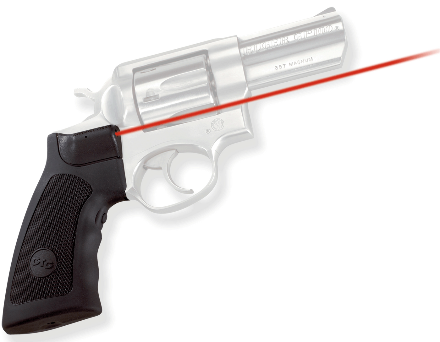 Ctc Laser Lasergrip Red - Ruger Gp100/super Redhawk