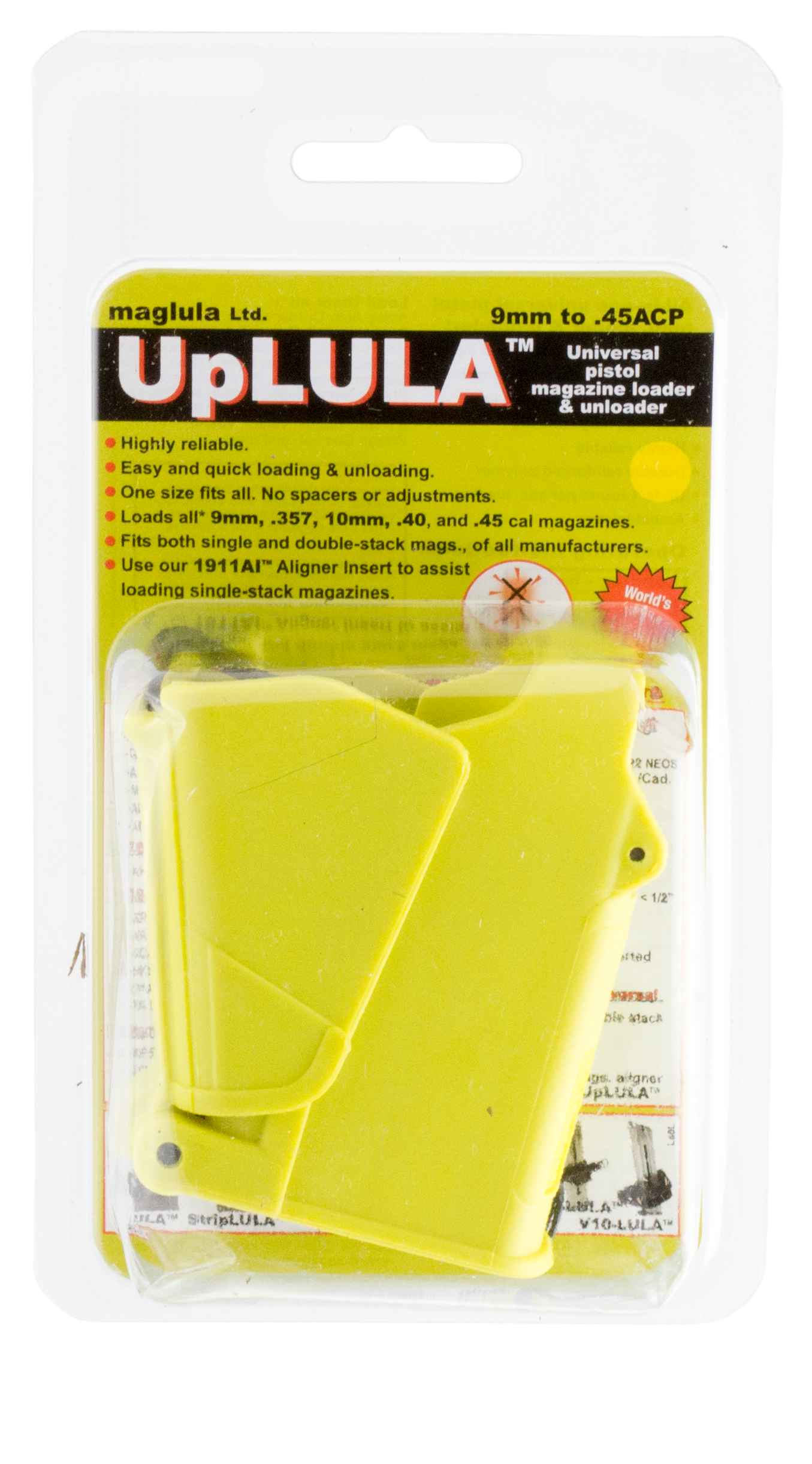 Maglula Loader Universal - Pistol Lemon