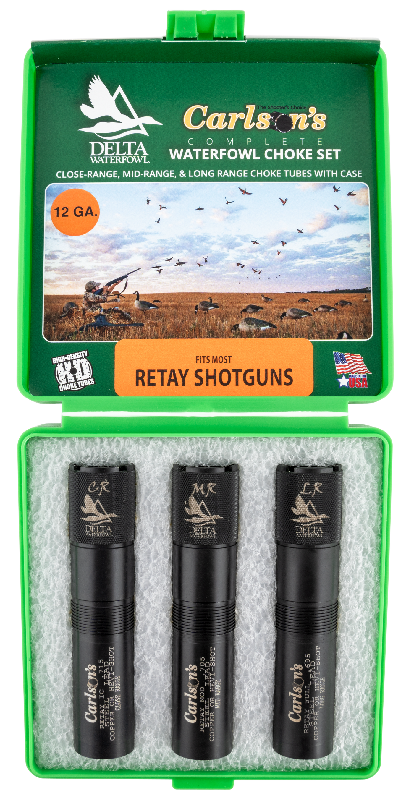 Carlsons Delta Waterfowl Choke Retay Set C,m, Lr 12ga.