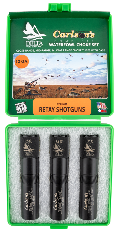 Carlsons Delta Waterfowl Choke Retay Set C,m, Lr 12ga.