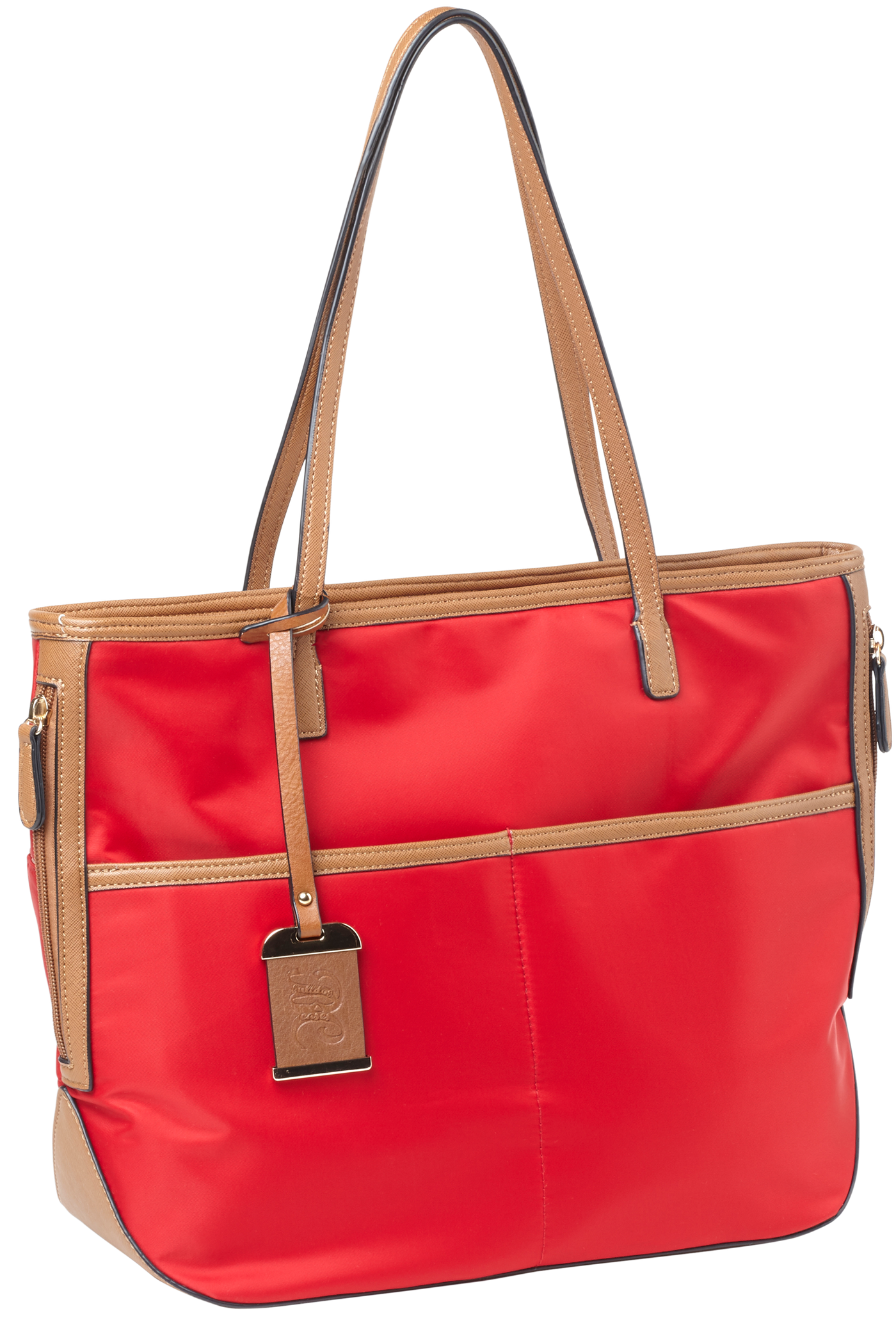 Bulldog Tote Purse, Bdog Bdp056   Tote Nyl Purse Hlstr   Bright Red