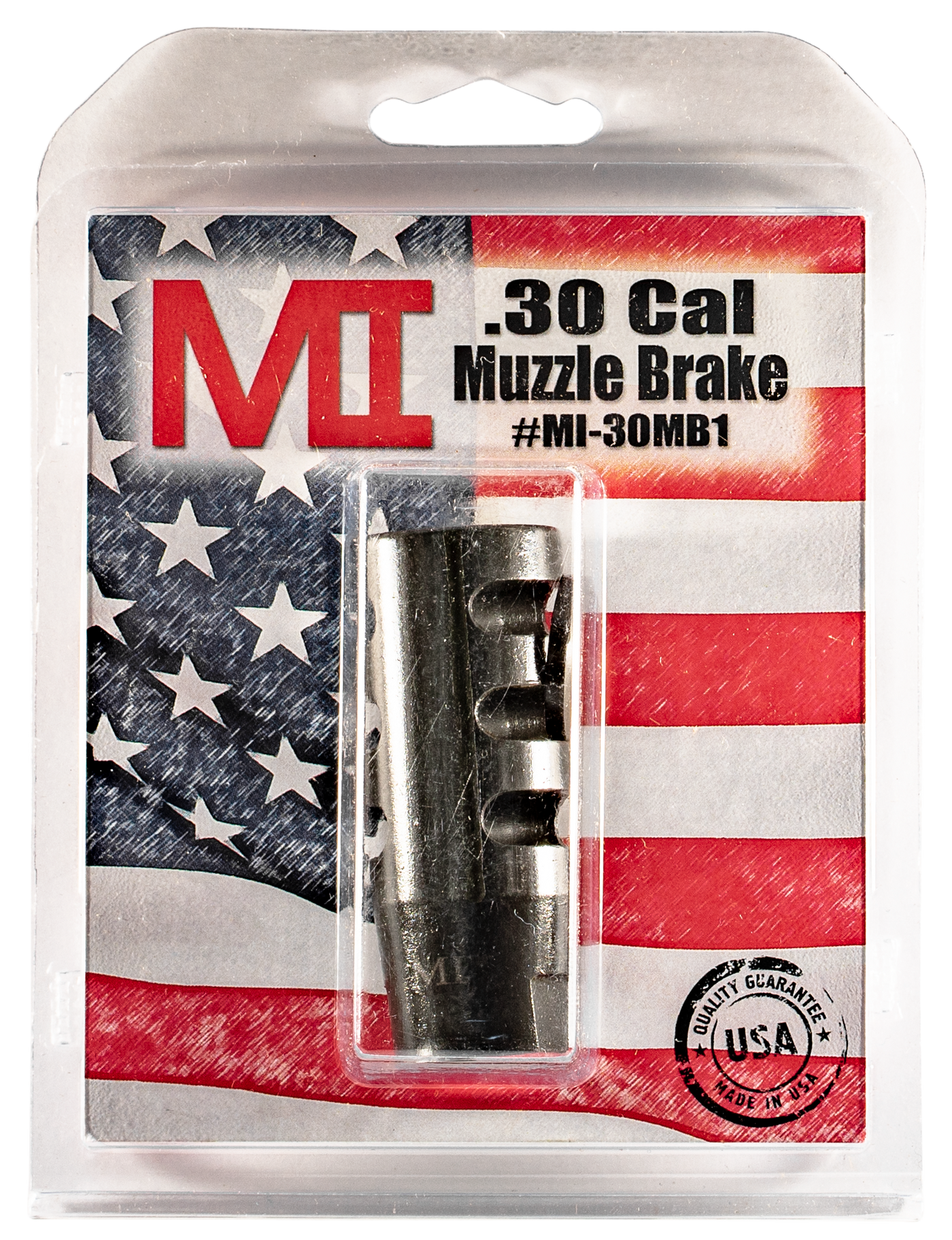 Mi 30 Caliber Muzzle Brake - 5/8x24" .30 Caliber