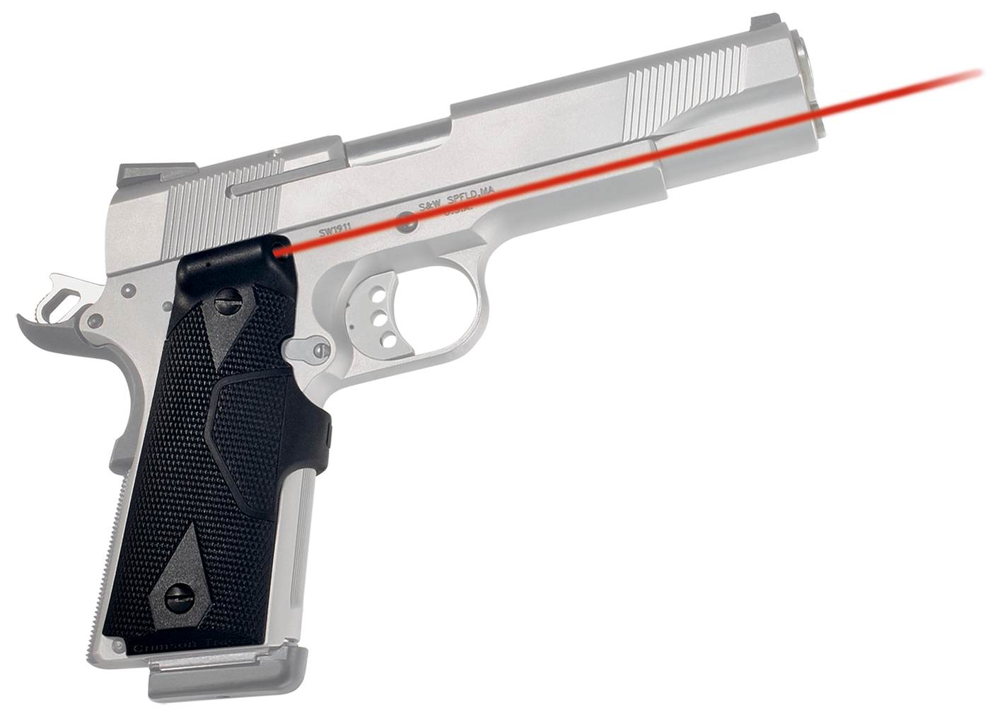 Ctc Laser Lasergrip Red - 1911 Full Size