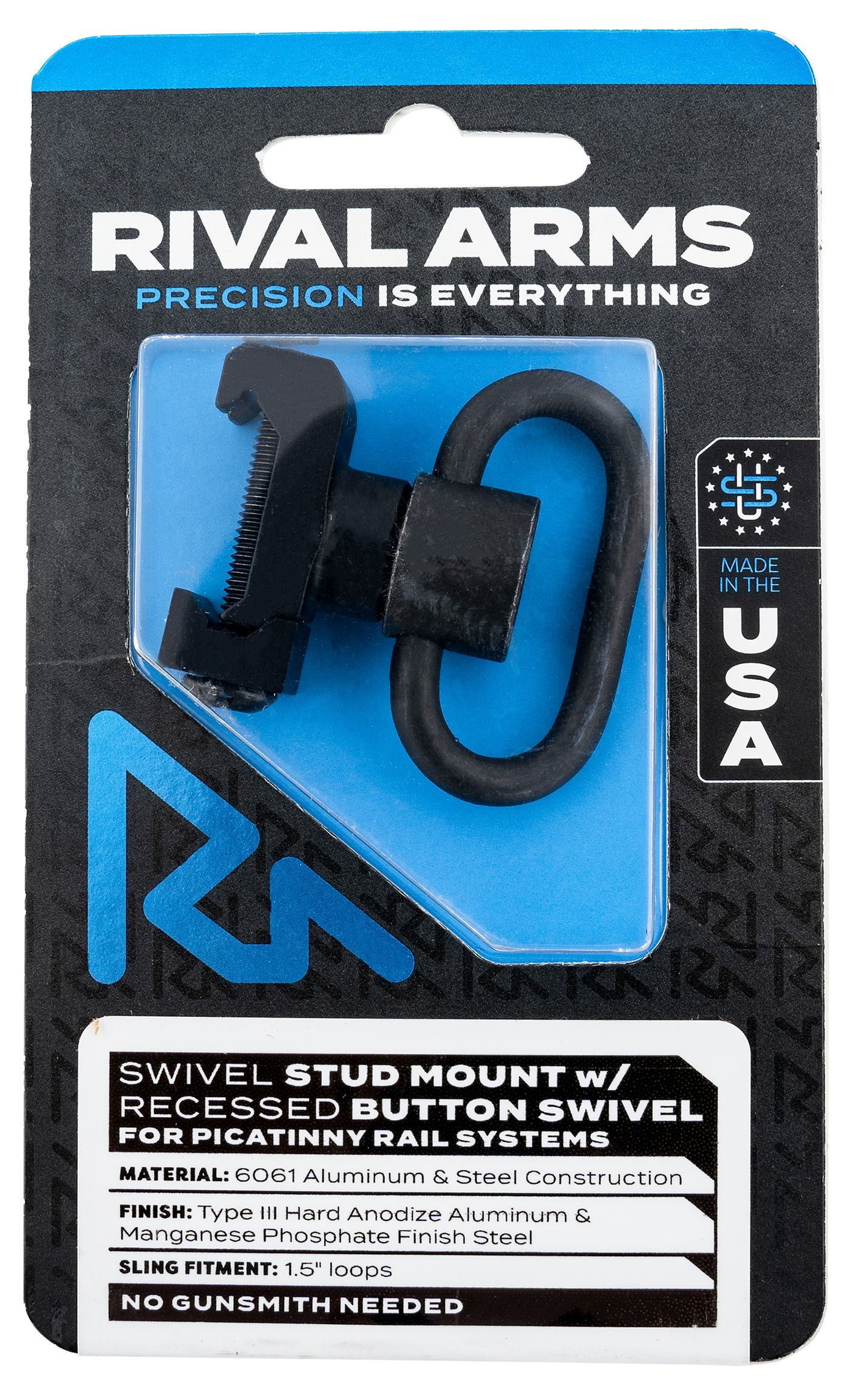 Rival Arms Swivel Stud Mount, Rival Ra-ra92p2a Picatinny Mnt Qd Fl Swivel Pk