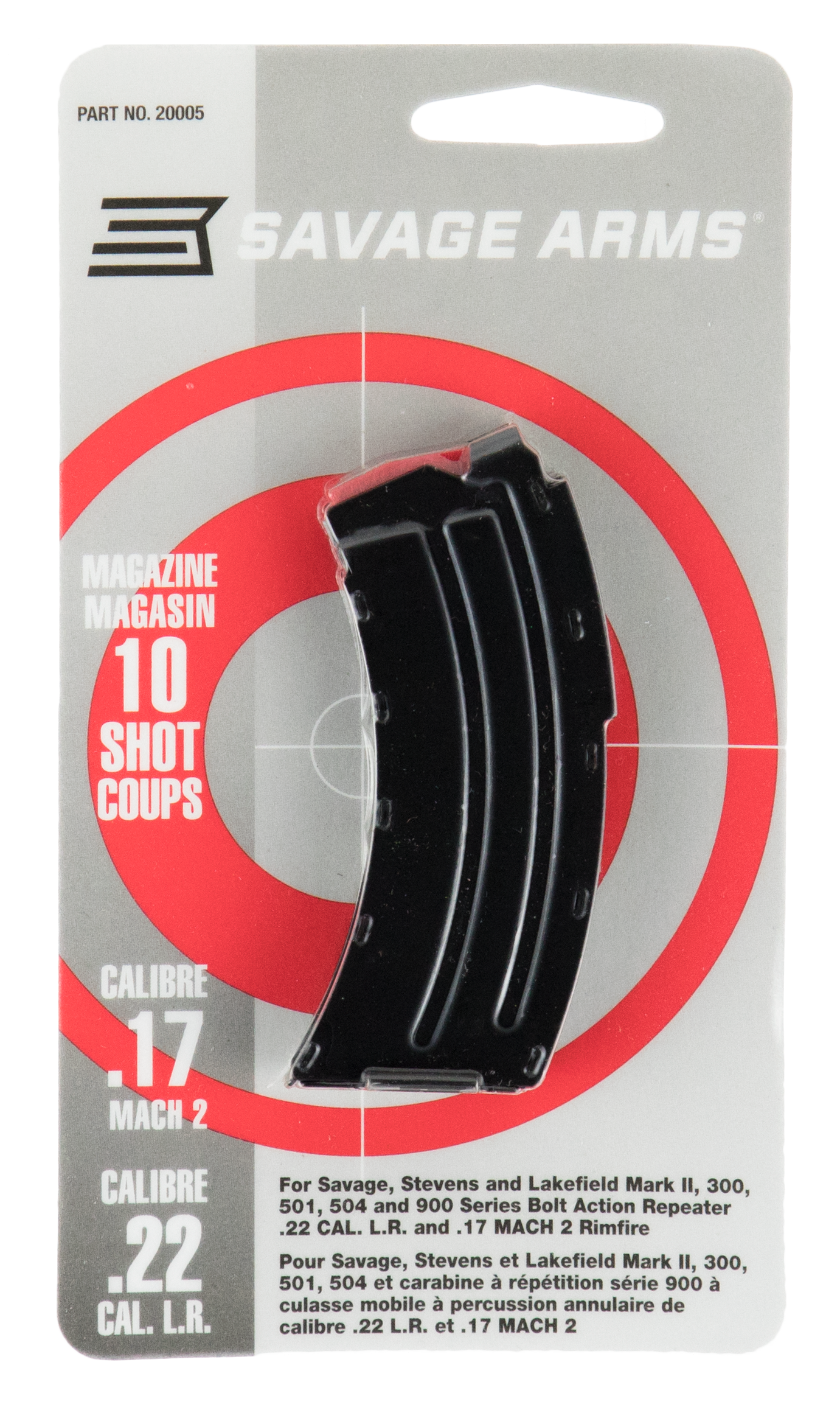 Savage Mark Ii Magazine .22 Lr/.17 Mach 2 Black 10 Rd.