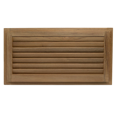 Whitecap Teak Louvered Insert - 9-3/8" x 18" x 3/4"