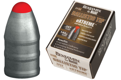 Benjamin .357 Caliber Pellets - 145 Grain Nosler Bt 25 Pack