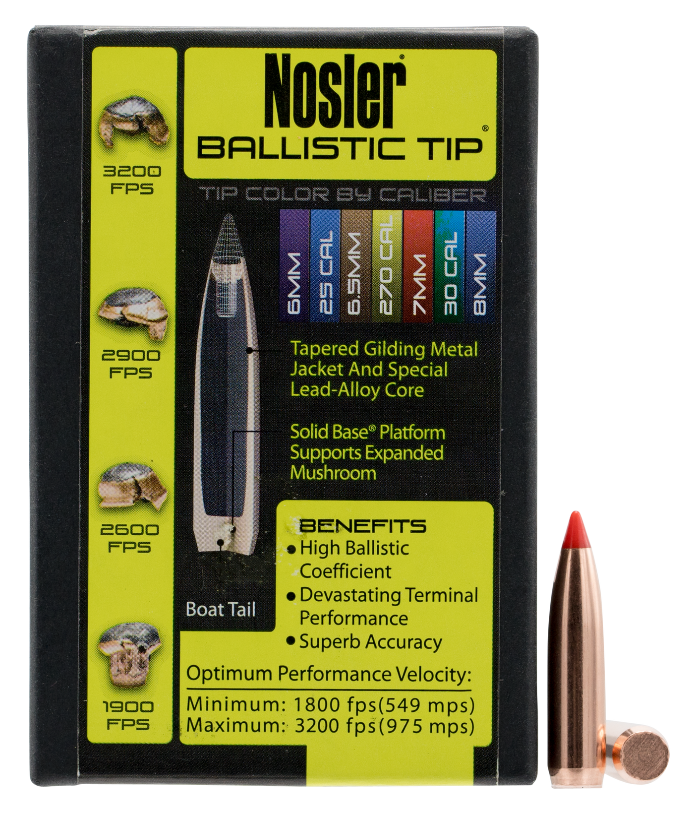 Nosler Ballistic Tip Hunting Bullets 7mm 150 Gr. Spitzer Point 50 Pk.