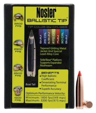 Nosler Ballistic Tip Hunting Bullets 7mm 150 Gr. Spitzer Point 50 Pk.