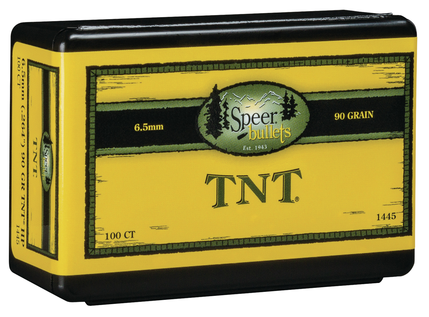 Speer Ammo Tnt, Speer 1445      Bull .264  90 Tnt Hp           100