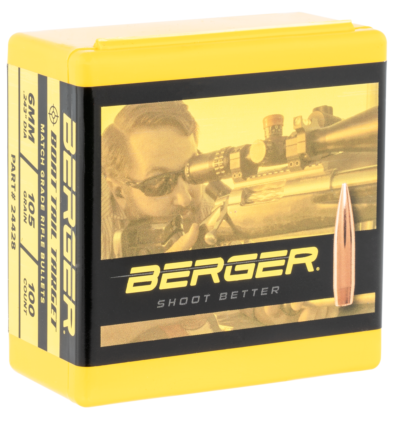 Berger Bullets Target, Berg 24428 Bull .243 105g Bt Tgt   100