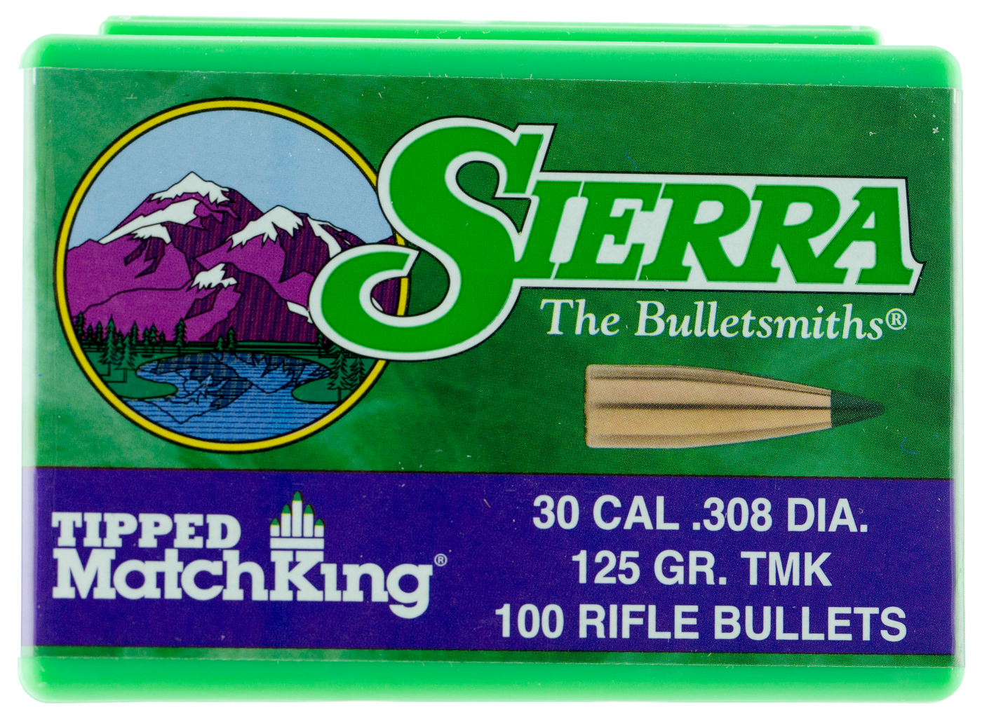 Sierra Bullets .30 Cal .308 - 125gr Hp Match Tmk 100ct