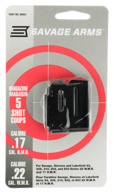 Savage 93 Series Magnum Magazine .22 Mag/.17 Hmr Black 5 Rd.