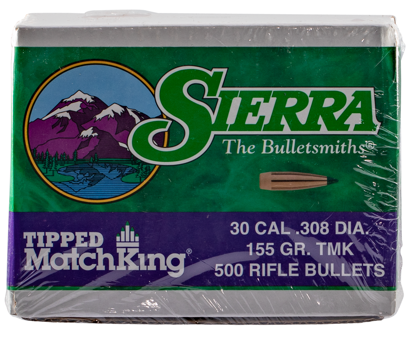 Sierra Tipped Matchking, Sierra 7755c .308 155 Tipped Mk                500