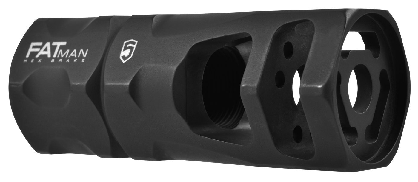 Phase 5 Muzzle Brake Fatman - 5.56mm 1/2x28 Ar-15 Black