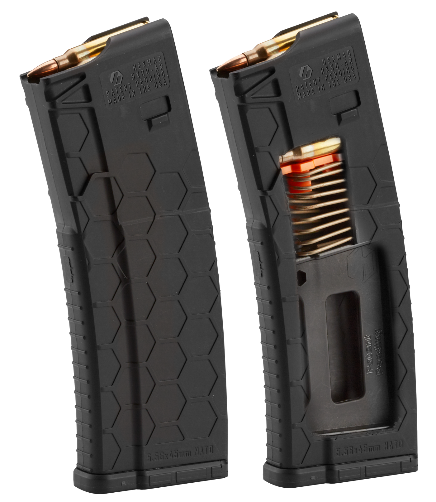 Hexmag Magazine Ar-15 5.56x45 - 10rd Black Polymer Series 2