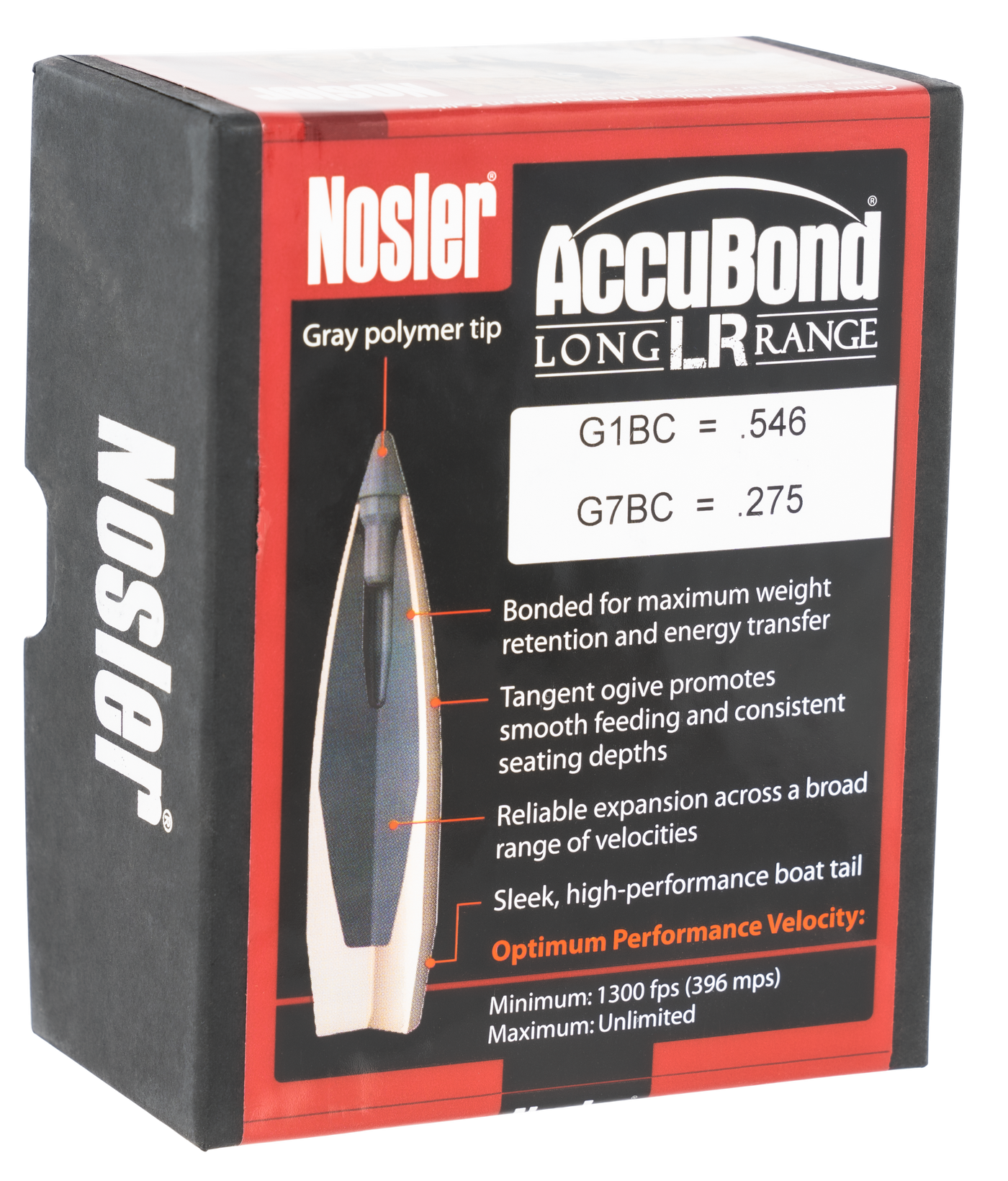 Nosler Accubond Long Range Bullets 7mm 150 Gr. Spitzer Point 100 Pk.