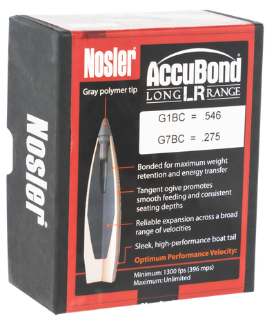 Nosler Accubond Long Range Bullets 7mm 150 Gr. Spitzer Point 100 Pk.