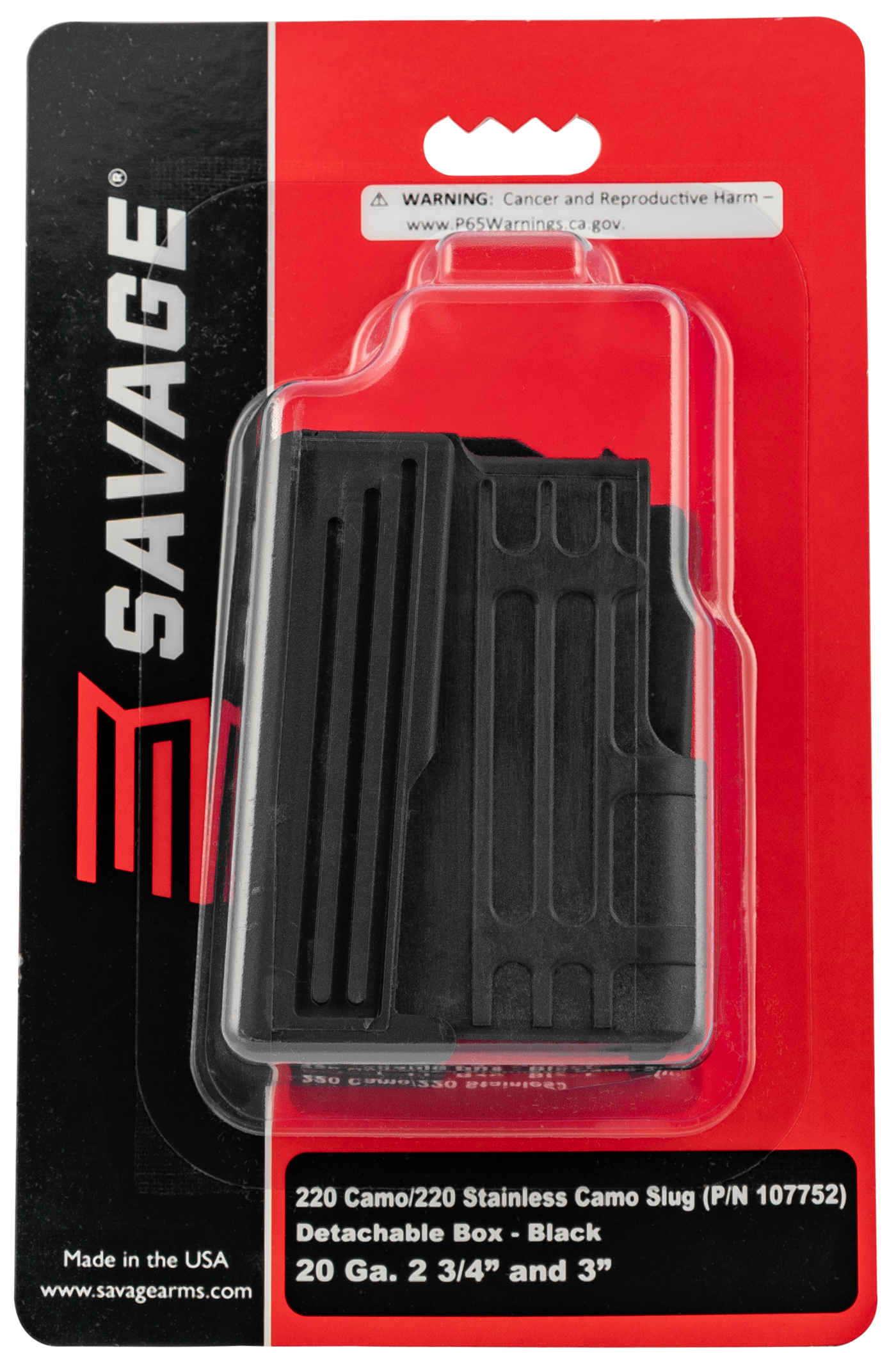 Savage 220 Magazine 20 Ga. 2 Rd.