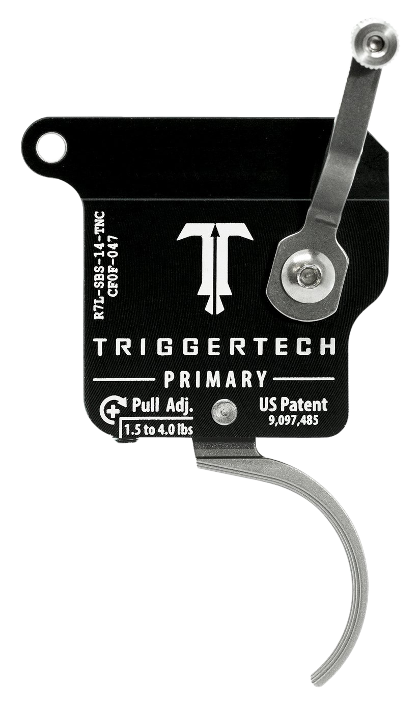 Triggertech Rem 700 Primary Single Stage Triggers Stainless Traditional Curved Top Safety Lh