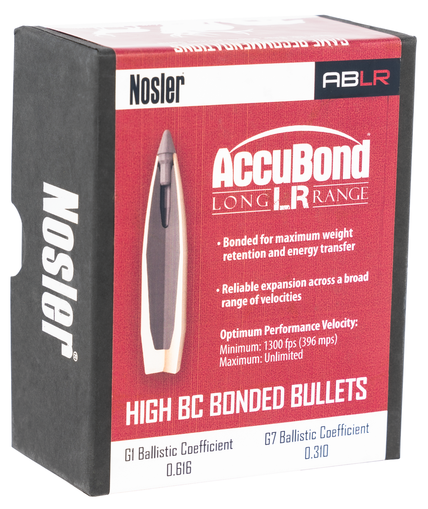 Nosler Accubond Long Range Bullets 7mm 168 Gr. Spitzer Point 100 Pk.