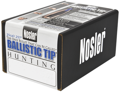 Nosler Ballistic Tip Hunting Bullets .25 Cal. 115 Gr. Spitzer Point 50 Pk.