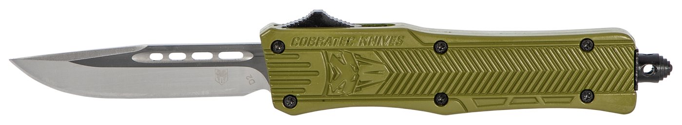 Cobra Tec Knives Llc Ctk-1, Cobra Sodctk1sdns    Sml Ctk1 Drop Blade Od Green