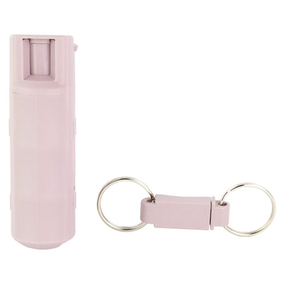 Sabre Red Keychain Pepper Spray Gray Hardcase With Quick Release Key Ring