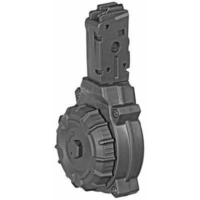 Promag Polymer Drum Magazine Sig Sauer Mpx 9mm Black 50 Rd.