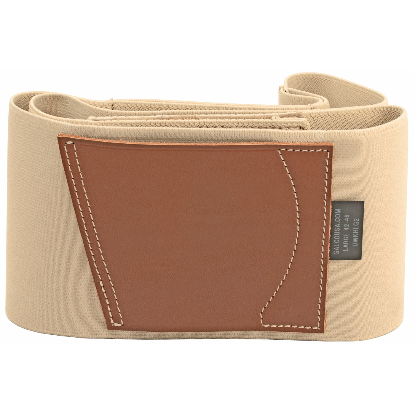 Galco Underwrap Blk Belly Band - 2 Leather Holsters Med 36-40