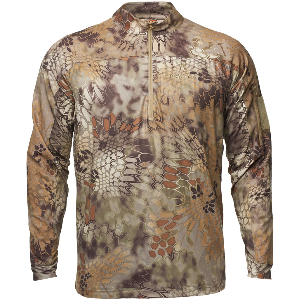 Kryptek Valhalla 2 Long Sleeve Zip Shirt Highlander X-large