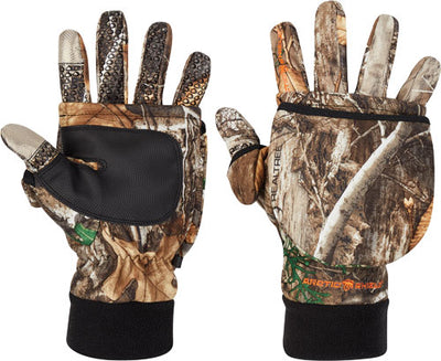 Arctic Shield Tech Finger System Gloves Realtree Edge Medium