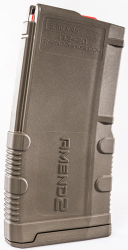 Amend2 Ar-15 Magazine 5.56x45 - 20rd Polymer Odg