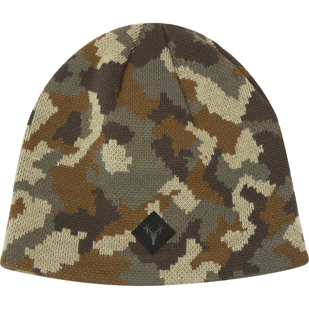 Hot Shot Camo Knit Beanie Woodland Camo