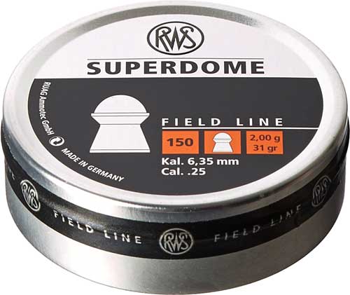 Rws Pellets .25 Superdome - 31 Grain Field 150-pack