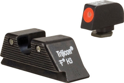 Trijicon Night Sight Set Hd - Orange Outline Glock 17mos