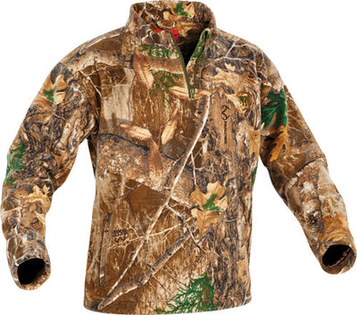 Arctic Shield Heat Echo Sherpa Fleece 1/4 Zip Realtree Edge Large