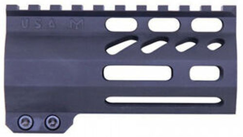 Guntec Air-lok Handguard - 4" M-lok Black