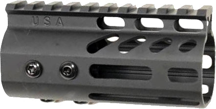 Guntec Ultra Light Handguard - 4" M-lok Black