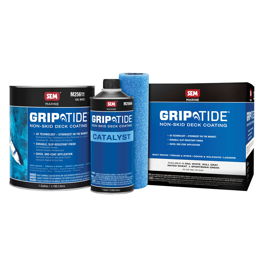 SEM GripTide™ Non-Skid Deck Coating Kit - Sail White